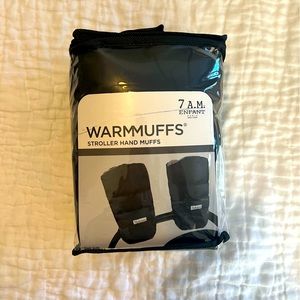 New Enfant Warm Muffs - stroller hand muffs - black